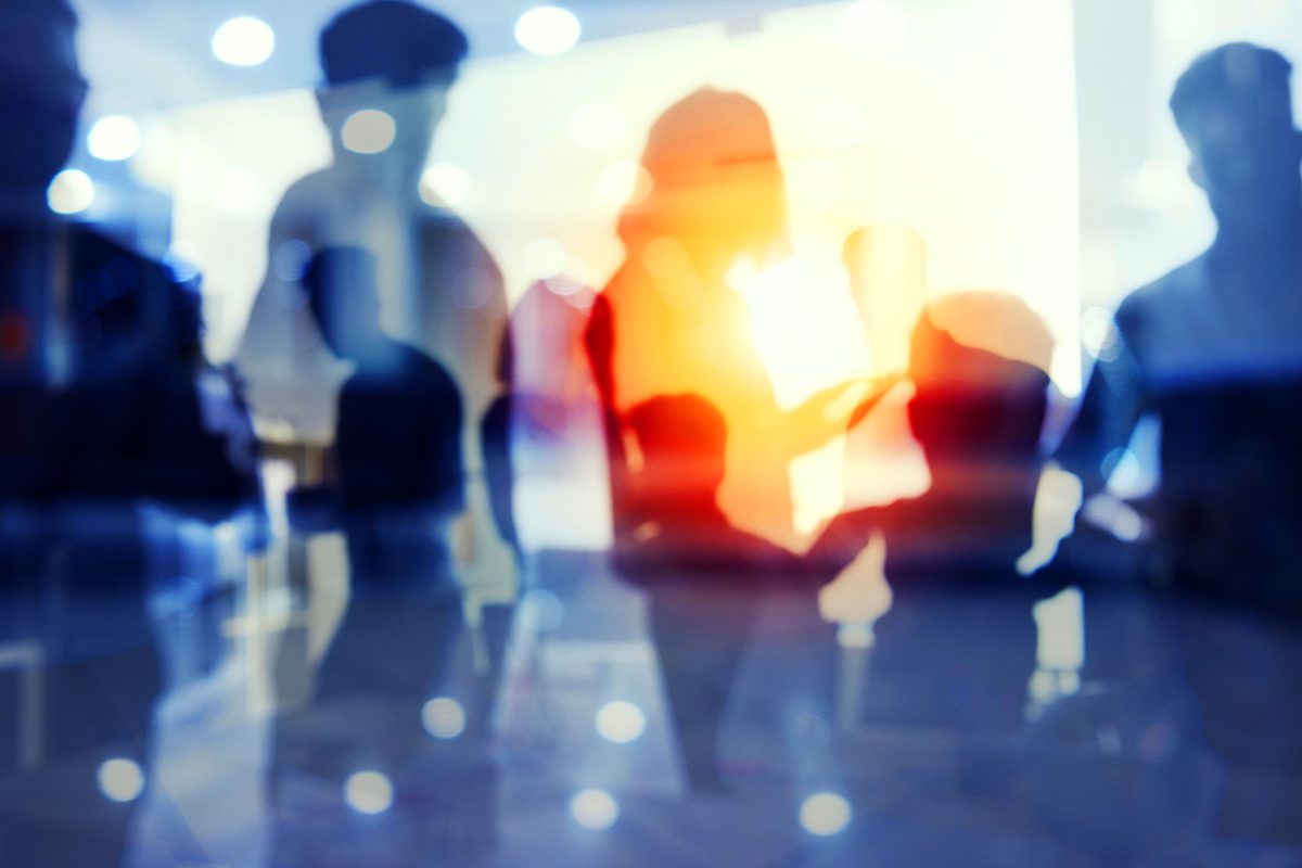 Group of business partner looking for the future