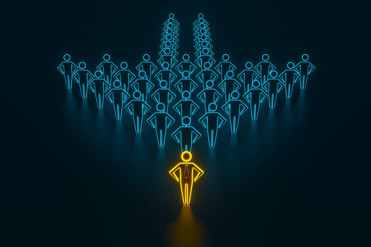 Concept leader of the business team