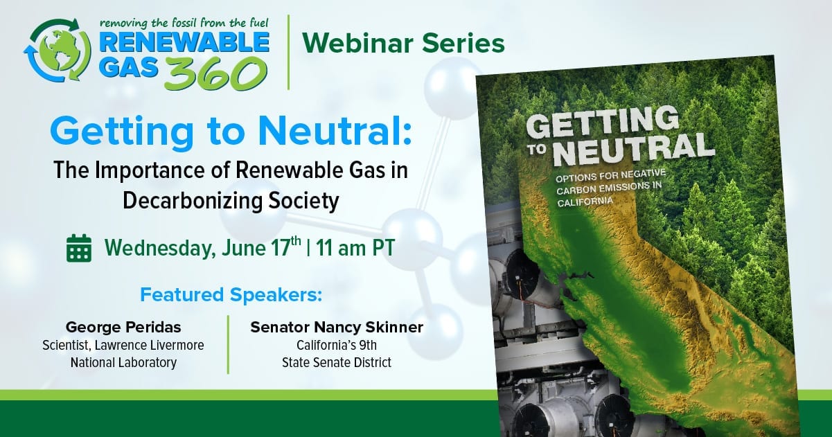 Renewable Gas 360 Webinar Series