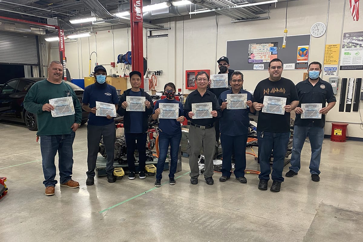 Volvo LIGHTS Rio Hondo Graduates electric truck technicians
