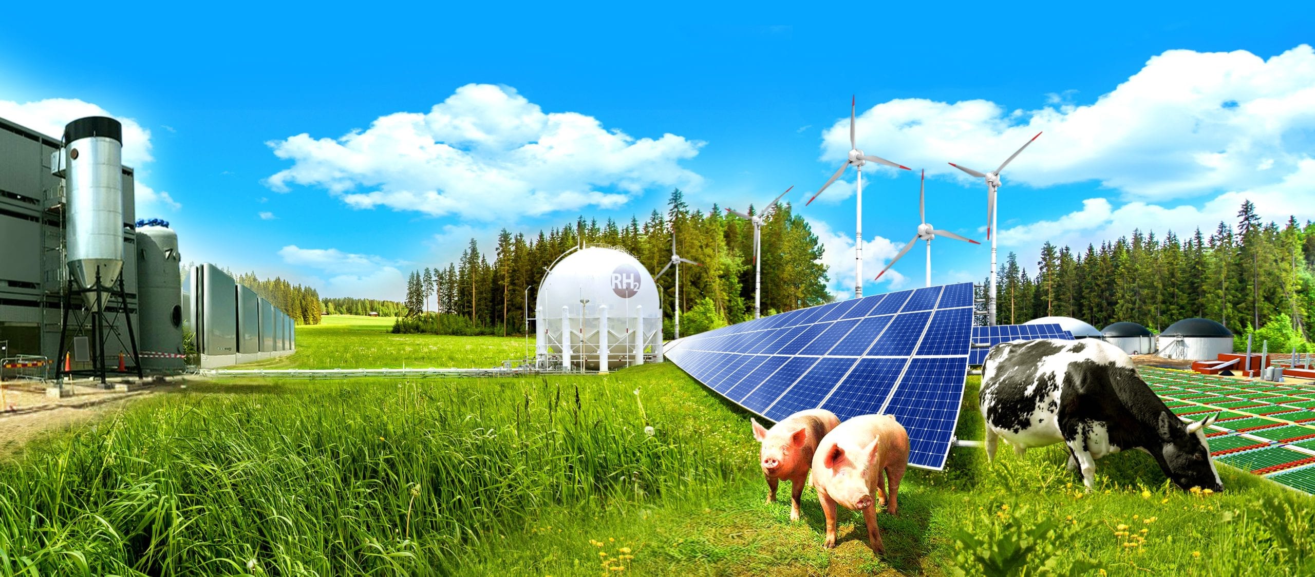 Renewable Gas 360 Image Representing Renewable Molecules
