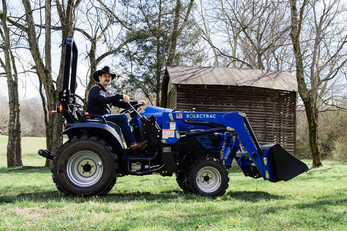 Solectrac electric tractor